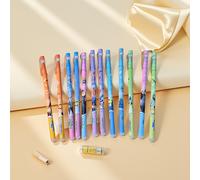 TEMU 12 Pezzi Set Penne Cancellabili Zootopia, Penne Gel, Punta 0.5mm, Ideali per Ufficio, Scrittura e Disegno! per Regali di Compleanno e Feste