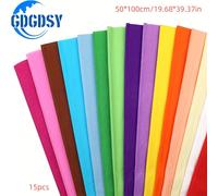 TEMU 15 pezzi di carta crepata grande e colorata, e a , perfetta per progetti, origami piegati a e design plissettati con una varietà di colori tra cui scegliere