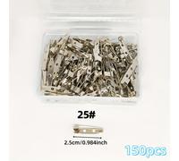 TEMU 150 Pezzi Basi per Spille Antiruggine, Fermagli di per DIY e Artigianato, 2,5 cm/0,984 pollici