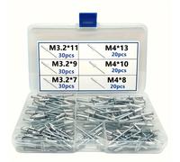 TEMU 150pcs Robusti - Strumento Manuale in Durevole per Solidi, Trattamento Superficiale Standard, Materiale in Senza Attrezzi