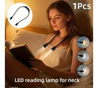 TEMU 1pc Luce LED da per | Portatile, alimentata a batteria, dimmer tricolore, luminosità regolabile, design flessibile a 360° per , , lavoro a maglia - Batteria non