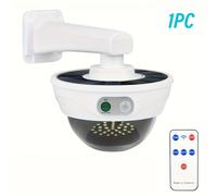 TEMU 1pc Luce Solare da Esterno, di Intelligente e Telecomando, Moderno , Luce di Solare, 3 Modalità di Illuminazione, Illuminazione e di Area per Giardino, Patio, Marciapiede, , Garage