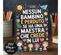 TEMU 1pezzo a spirale per il professore - 100 , regalo per ringraziare gli educatori, per di addio o compleanno, liste e planner, materiale cartaceo, regali per il professore