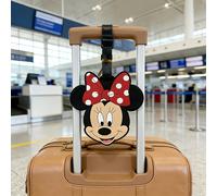 TEMU 1pz Bagaglio & Minnie - Charm per Valigia da Viaggio, Targhetta d'Imbarco in PVC con Orecchie di e Minnie, Regalo per Valigie, Borse, Viaggi