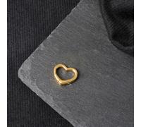 TEMU 1pz Chiusura a moschettone a cuore in rame oro 18 | Chiusura basic versatile per perline, per serie