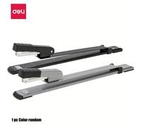 TEMU 1pz Cucitrice Lunga Raggiungimento Deli - Meccanismo Regolabile, Copertura in Metallo, Graffette da 24/6 o 26/6, Capacità di Carta per 25 Fogli, per Legare e Ricucire Documenti Standard