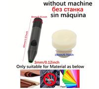 TEMU 2-14mm Punzone per Occhielli e Grommet per Pressa Manuale, Stampo per Tessuti Spessi, Pelle, Cucito e Accessori per Tende