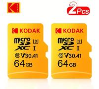 TEMU 2 pezzi Codice Micro SD Originale Kodak 100% 128GB Scheda di Memoria Classe 10 64GB Scheda Flash 32GB V30 U3 Scheda di Memoria Flash per Registratore di Guida