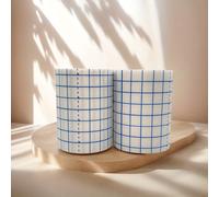 TEMU 2 rotoli di nastro elastico in tessuto non tessuto, 1.96/2.95/3.93 pollici x 5m lunghezza, nastro traspirante adesivo per imballaggio protettivo