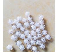 TEMU 200 Perline Quadrate Trasparenti Colorate Internamente da 10MM, Perline a Forma di Cuore di Zucchero, Perline Sciolte in Materiale Acrilico Bead-In-Bead, Scatola Intrecciata a