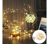 TEMU 200cm/78,74 Pollici Luci Decorative a LED con Rame a Sfera per Decorazioni Interni Ufficio, Camera, Feste, Matrimoni, Regali, Decorazioni per la Stagione di Laurea - Senza Batteria