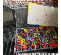 TEMU 208 pezzi di lettere magnetiche colorate, comprese 2 set di 26 lettere maiuscole e 6 set di 26 lettere minuscole