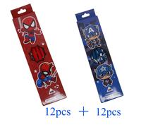 TEMU 24 Matite Marvel per Scuola, Ufficio e Regali - Merchandise Ufficiale Marvel con , Matite in Legno Leggere, per Regali di Natale (Materiale Scolastico a Tema )