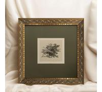 TEMU 2D Flat, 2D Flat, 1 pz, Decorazioni Murali, Poster Vintage, Vintage, Stampe Decorative da Parete con Alberi, Dipinti Paesaggistici di , Schizzi di Alberi, Arredamento per la Casa Senza Cornice