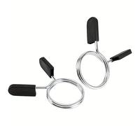 TEMU 2pz Clip per Bilanciere da 5cm, per Bilancieri, Collettori Pollici, Fermagli a Molla per Manubri, Anello di per Sollevamento , Fibbia per Allenamento della e Accessorio da Palestra