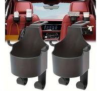 TEMU 2pz Ganci Multifunzione per Sedile Auto con Portabicchieri - Accessori Essenziali per l'Organizzazione dell'Interno dell'Auto