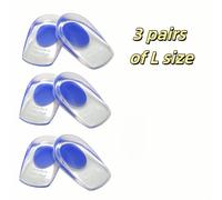 TEMU 3 di Cuscinetti per , Cuscinetti per a Forma di U in PU Taglia, Cuscinetti Sportivi in GEL Trasparenti per Assorbimento degli Urti, per Lunghe Ore