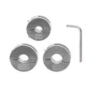 TEMU 3 pezzi Finitore per punta da trapano, 6/8/10 mm Limitatori regolabili a bocca , con , Accessori per trapano per posizionamento, controllo della profondità di foratura, foratura