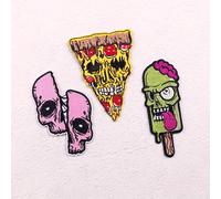 TEMU 3 Pezzi Patch Hip Hop Punk per Abbigliamento, , Patch da Stirare su Vestiti, Adesivi e Distintivi