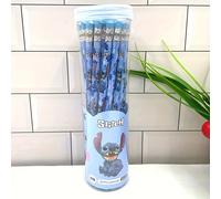TEMU 30 matite DISNEY Stitch per secchio con testina gomma, matite in legno adatte per il , materiale scolastico, premi e regali