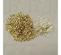 TEMU 300 Set di Occhielli 5/32" 4mm con Rondelle, Kit di Occhielli in Metallo per Pelle, Tela, , Progetti Fai da Te