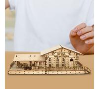 TEMU 3D da assemblare Stazione Ferroviaria Time Retro - Regalo di Natale