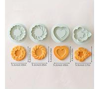 TEMU 3pz/Set 4pz/Set Stampo per Biscotti a Forma e Frutta, Timbro per Dolci San Valentino, Accessori da Cucina per a Scuola