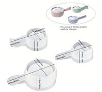 TEMU 3pz/set Stampi in Silicone a Forma di Mini per Portacandele, Stampo Unico per Resina Epossidica e Calcestruzzo Cementizio, Vassoio per Decorativi per Artigianato Fai-da-te, Decorazione Casa