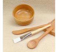 TEMU 4/7/11 pezzi Kit Fai da Te per Maschera in Bambù con Ciotola, Applicatori, Cucchiaio Dosatore e Vassoio - della Pelle per Spa a Casa, Regalo per Donne, Pelle (Senza )
