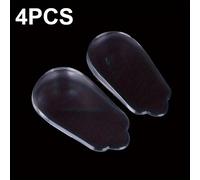 TEMU 4 cuscinetti in silicone X/O per gambe - trasparenti per , per piedi , cuscino in gel e cuscinetti per piedi