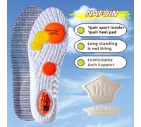 TEMU 4 pezzi/2 pezzo di sportive e cuscinetti per per scarpe, cuscino d'aria, ammortizzazione traspirante per , cuscinetti da , anti-fatica per lunghi di