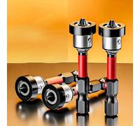 TEMU 4 Pezzi Cacciavite Phillips con Limitate, Anello Magnetico in Acciaio S2 per Posizionamento in Installazioni di Pavimenti in Legno Duro per Ufficio - Superfici Verniciate e Lucidate