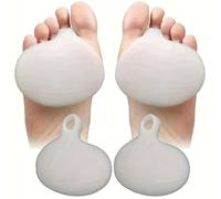 TEMU 4 pezzi in Gel di Silicone - Cuscinetti Metatarsali Specifici per il Piede, Accessori per del Piede, Cuscinetti per l'Avampiede