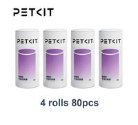 TEMU 4 Rotoli/80 Sacchetti di Ricambio PETKIT PuraX , Sacchetti per Lettiera Extra Spessi, Ideali per Contenitori di Rifiuti, Adatti per Lettiere Autopulenti