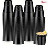 TEMU 48/24/8 Pezzi - Bicchieri da Shot Monouso Mini Oz, Piccoli Bicchieri di Plastica per Matrimonio, Festa di Laurea, Servizio per Assaggi di Birra, Snack