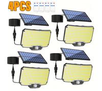 TEMU 4pcs LiHangStar Luci Solari da Esterno con di e Telecomando, 234LED, Rilevamento Infrarossi, 3 Modalità Illuminazione (Dall' al Tramonto), IP-like, Facili Installazioni per o