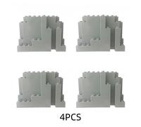 TEMU 4pcs Montagne Blocchi da Costruzione Giocattoli Fai Da Te MOC Accessori Componenti Base di Costruzione Mattoncini Decorazione Set 6082