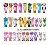 TEMU 5/10/20 pezzi di graziosi fermagli per capelli a forma di animaletto dei animati - Divertenti accessori colorati per capelli per compleanni e festività. i tuoi stili casual e carini.