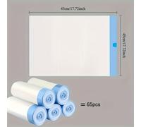 TEMU 5 Rotoli, Sacchetti per Rifiuti Extra Spessi per Animali Domestici | con Coulisse, Sacchi della Spazzatura Monouso | Adatti per Uso in Sala da /Bagno/Cucina