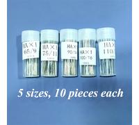 TEMU 50 Pezzi Set di Aghi per Macchina da Cucire con Custodia - Compatibile con Singer, Brother e - per Cucito e Fai Da Te