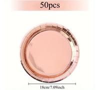 TEMU 50 pz dorati usa e getta per torta, dessert, insalata, pizza, adatti per tea party, compleanni, matrimoni, cerimonie di laurea, picnic, barbecue, articoli per feste