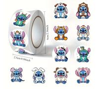 TEMU 500pcs Adesivi Stitch, Tema Stitch e 12 , 12 Design , Adesivi Decorativi per Quaderni, Adesivi per Sigillare Buste e Sacchetti Regalo, Idea Regalo Perfetta, Adatti per Ufficio o Uso , Decorativi