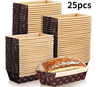TEMU 50pz/25pz Teglie da usa e getta per da matrimonio, stampi per , scatola per toast, rivestimento per torte