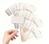 TEMU 56PCS Mini Lavagnetta con Logo per Cibo, Etichette per Buffet, Logo per Stuzzicadenti, Decorazioni per Torte, Matrimoni, Feste di Compleanno e Cene