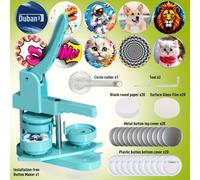 TEMU 58mm Macchina per Creare Bottoni - Installazione Gratuita, Pressa Fai da Te con 20 Pezzi e Taglierina per Immagini . Migliora la Tua Esperienza di Vendita!