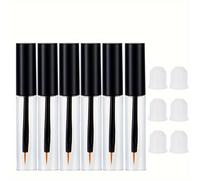 TEMU 6 pezzi 10 ml Contenitore vuoto per eyeliner liquido, per ricarica, mini dispenser per liquido per la crescita delle ciglia