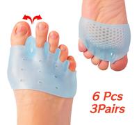 TEMU 6 pezzi (3 pezzo) di cuscinetti per piedi - Supportano il , e morbidi, si adattano perfettamente al piede, adatti a tipi di scarpe