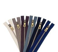 TEMU 6 pezzi Cerniere corte a Y in metallo colori per cucito fai da te, abbigliamento, borse, articoli in pelle, borsette e forniture per artigianato