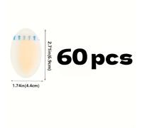 TEMU 60 pezzi Cuscinetti in Gel -Vesciche, Protezioni per , Cuscinetti in Gel per Avampiede, Impermeabili