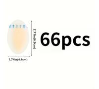 TEMU 66 Pezzi Cuscinetti in Gel Trasparenti Anti-Vesciche, Adesivi Protettivi per , Cuscinetti in Gel per Avampiede, Cerotti Impermeabili per Piedi